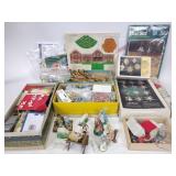 Crafts including, ornaments,  bead bird, nativity