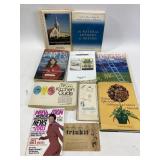 Assorted Books including Singer 288 manual,