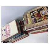 Assorted Books including cooking, decorating,