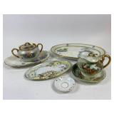 Antique painted china