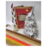 Advertising yardsticks, small wood shelf,