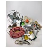 Misc Shop Items, Vintage 10-inch Fan, Sears Paint