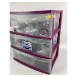 Crafting Tote (22x15x14), foam balls, marbles,