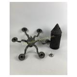 Vintage Metal Candle Chandelier (21x11), Metal