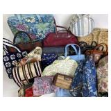 Purses, wallets, canvas bags, assortment