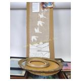 Picture frames, pictures, seat cushion