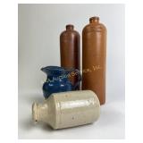 Pottery vases and pitchers