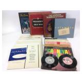 Records including 45s and LPs, the Pirates of