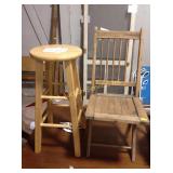 Stool,  folding chair