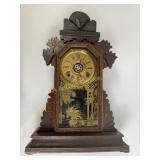 Ingraham clock with key, some wear