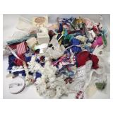 Lace, fabric trim, ribbon