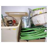 Gardening Supplies including Hoses, Watering Can,