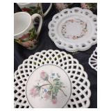 Glassware, anchor hocking, corelle, mugs plates