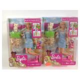 Barbie, play and wash pets, qty 2, store