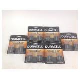 Duracell 9V batteries, nib, 2 batteries per pkg,