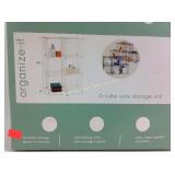 Cube wire storage unit appears to have all