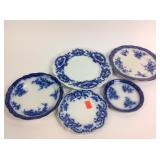 Flow blue replacement wear, some chipping,