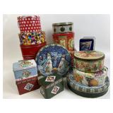Assorted Tins with various sizes and designs - no