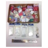 Crafting supplies, jewelry making, reclosable