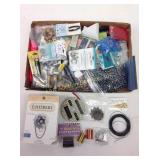 Crafting supplies, jewelry making, beads, wiring,