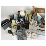 Almost Vintage Office Supplies including Texas