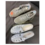 Shoes, size 8 1/2 wide tennis shoes and sandals