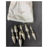 Sterling silver corn skewers