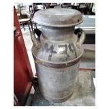 Milk can. Height: 25"