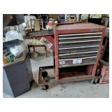 Craftsman tool cabinet - heavy wear. 41"h x 41"w