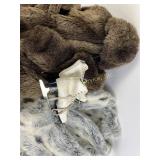 Fur coats, faux,good condition, will require