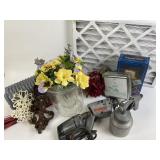 Power tools, drill, glass planters, dryer vents,