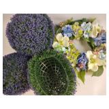 Home décor, artificial flowers