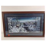 Framed art, artist Mark Daehlin, Frame exterior