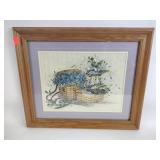 Wooden frame, decor item, frame measures