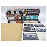 Books on tape, Nora Roberts, James Patterson, Tom