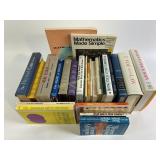 Assorted Books including Math, Wellness,