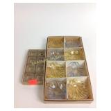 Salt dips,vintage, Cambridge set of eight in