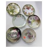 Hand painted , Bavaria, white rose,, porcelain