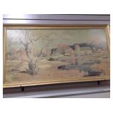 Framed Print of Farm Scene by George  Cherepov 28