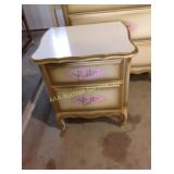 French Provincial style night stand. 22.5"h x