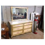 French Provincial style dresser with mirror -