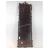 Antique mirror, metal frame, excellent question,