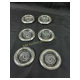 Glass coasters