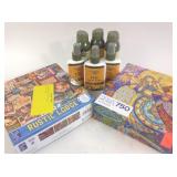 Puzzles - opened, insect repellent, store