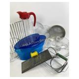 Kitchen items, covered cheese or vegetable tray