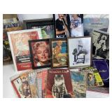 Memorabilia items, Marilyn Monroe, Mickey Mantle