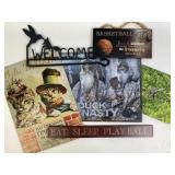 Metal signs reproduction, Eat. Sleep. Play ball,