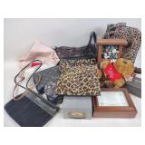 Jewelry boxes, purses, decor items