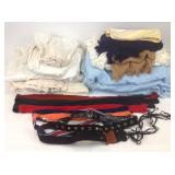 Scarves, belts,,curtains, blanket