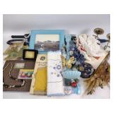 Umbrellas, jewelry boxes, candlestick holder,